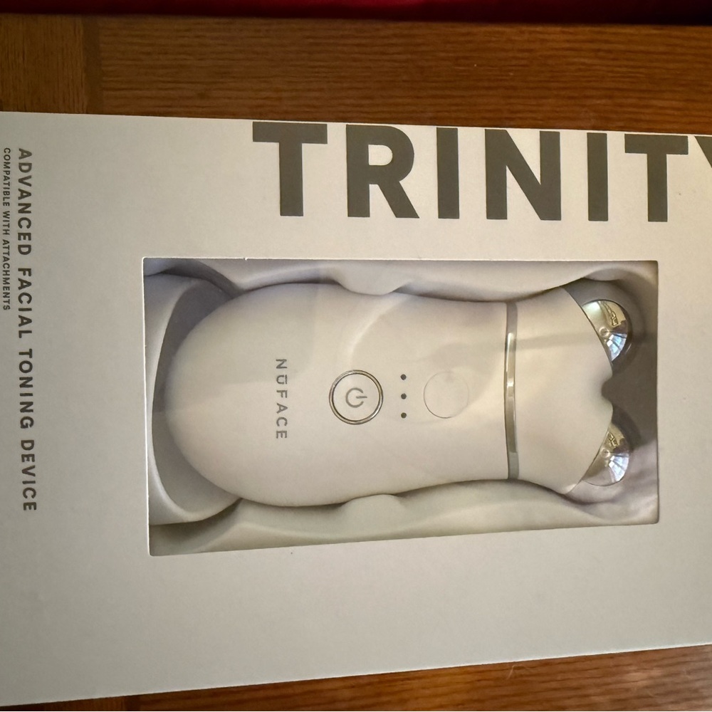 NuFace Trinity Facial Toning Device - White and Silver